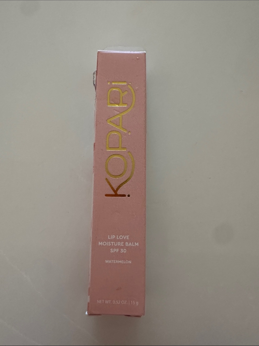 Kopari Lip Love Moisture Balm - Pink Packaging with Gold Logo